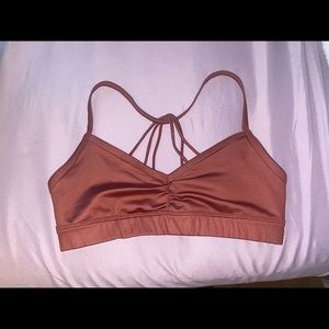 ALO YOGA SUNNY STRAPPED SPORTS BRA